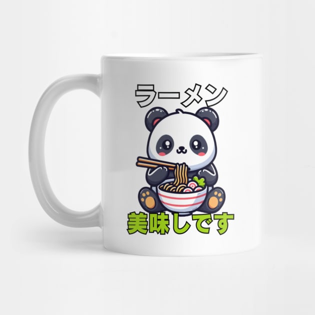 Ramen life Cute panda by Japanese Fever